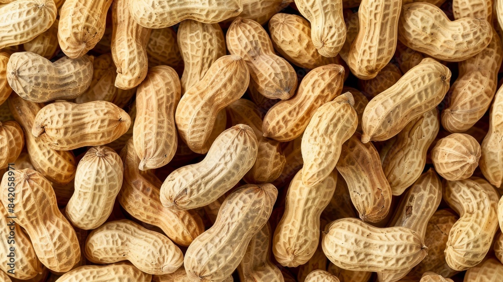 Close Up View of Shelled Peanuts in a Pile background Close Up View of Shelled Peanuts in a Pile background