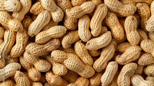 Close Up View of Shelled Peanuts in a Pile background photo