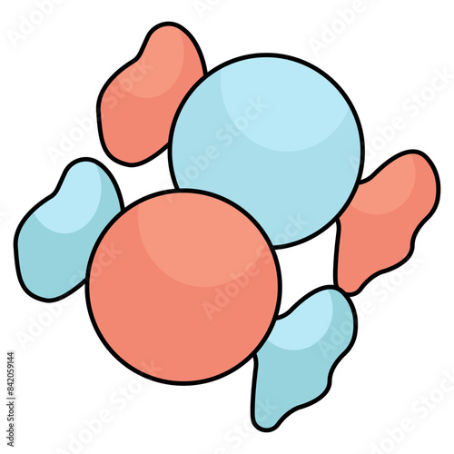 An icon design of candies