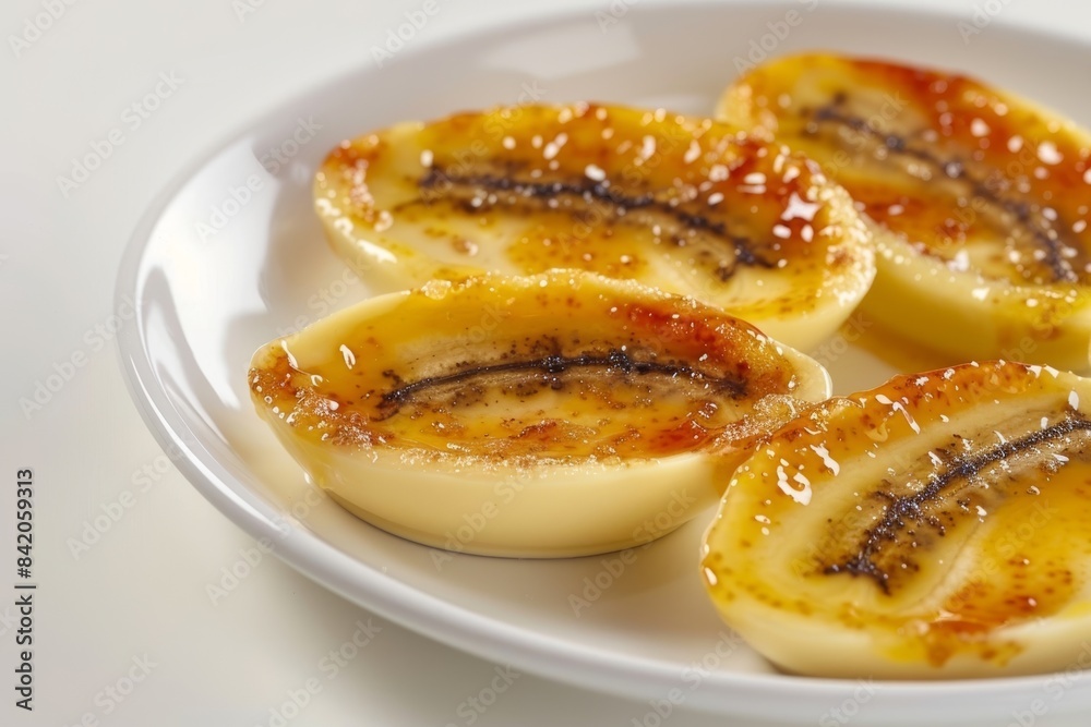 Velvety Custard with Caramelized Banana