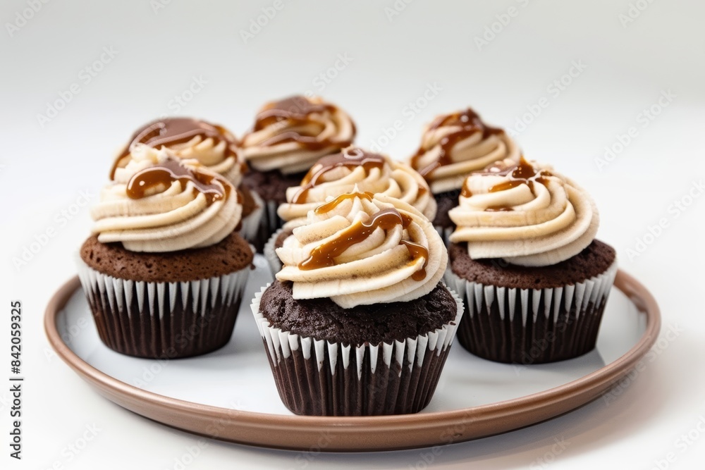 Fluffy Brownie Batter Banana Cupcakes with Caramelized Banana Fluffy Brownie Batter Banana Cupcakes with Caramelized Banana