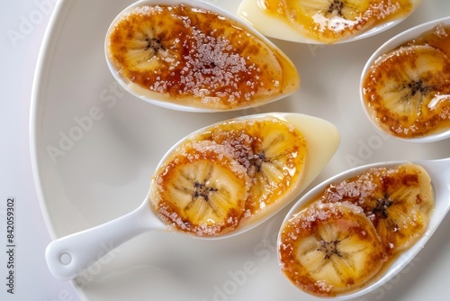 Creamy and Caramelized Bruleed Banana Spoonfuls