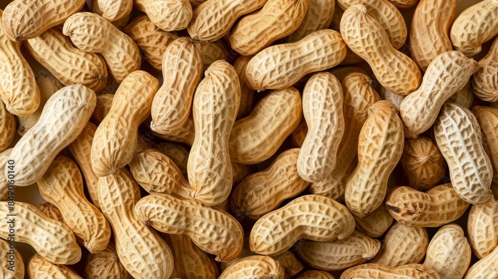Close Up View of Shelled Peanuts in a Pile background Close Up View of Shelled Peanuts in a Pile background