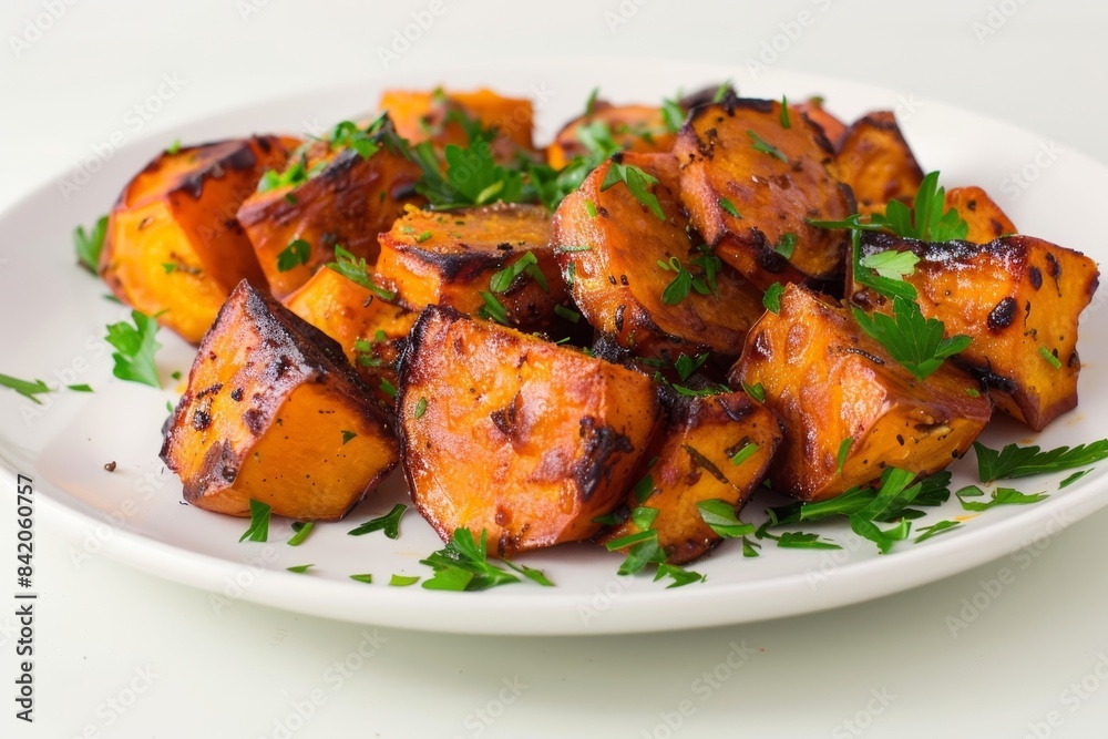 Saffron Aioli Infused Baked Yams with a Burst of Flavor Saffron Aioli Infused Baked Yams with a Burst of Flavor