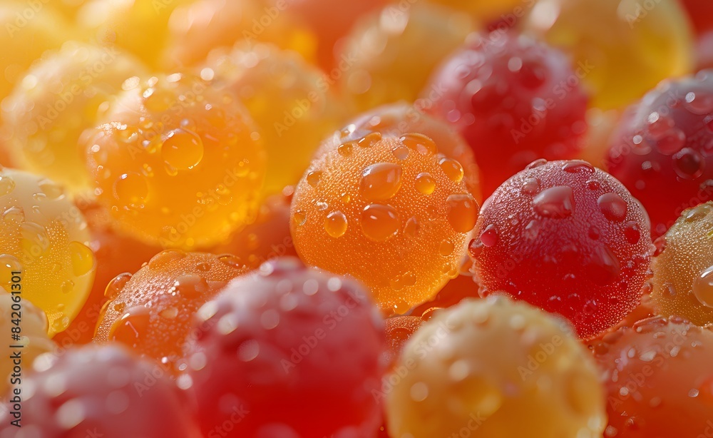 Close-up background with marmalade. A healthy treat. Close-up background with marmalade. A healthy treat.