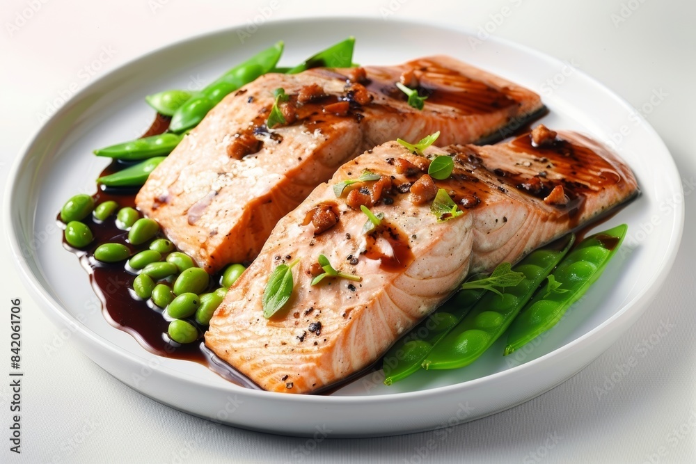 Balsamic-Glazed Salmon: A Harmonious Blend of Flavors Balsamic-Glazed Salmon: A Harmonious Blend of Flavors