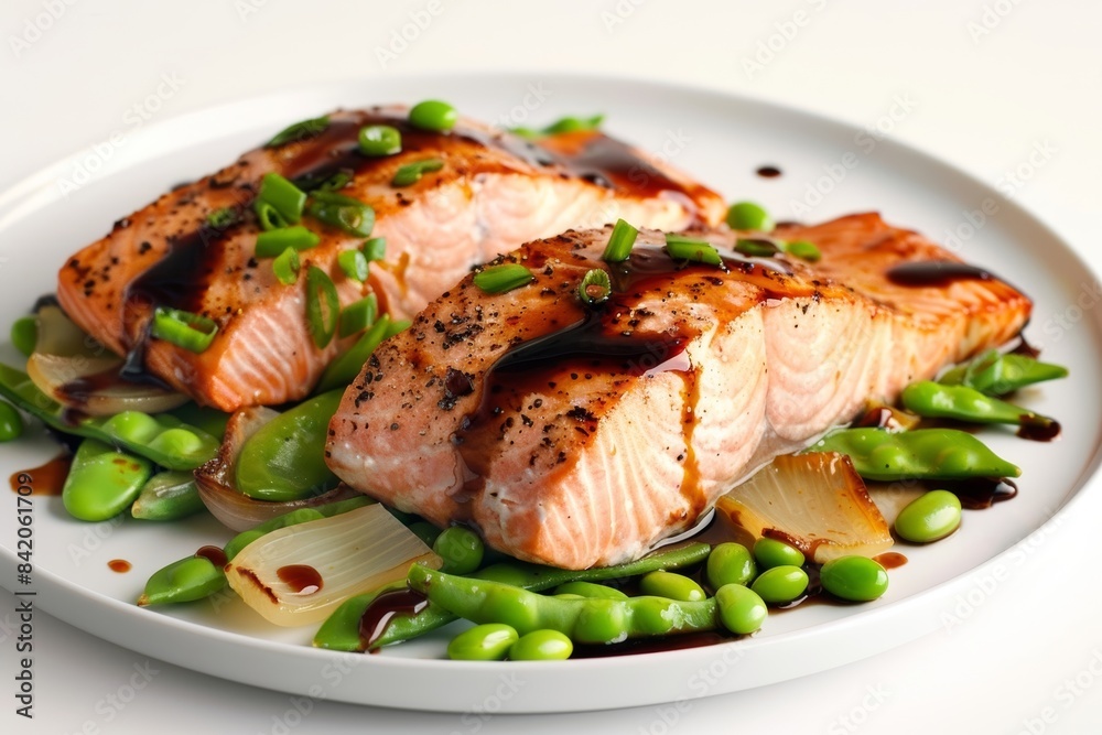 Indulgent Balsamic-Glazed Salmon Fillets