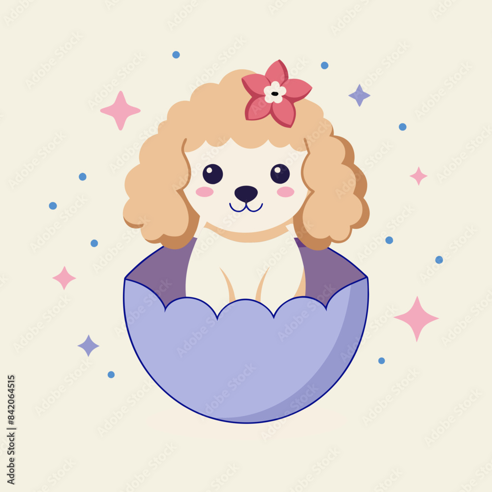 Adorable Poodle Fashion: Cute Canine with a Bow! Adorable Poodle Fashion: Cute Canine with a Bow!