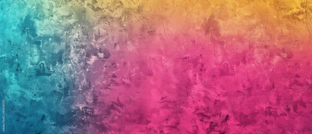 olorful pink, yellow and turquoise gradient noisy grain background texture olorful pink, yellow and turquoise gradient noisy grain background texture