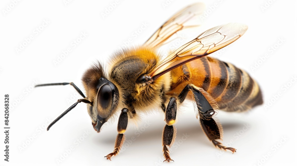 Bee isolated on white background Bee isolated on white background