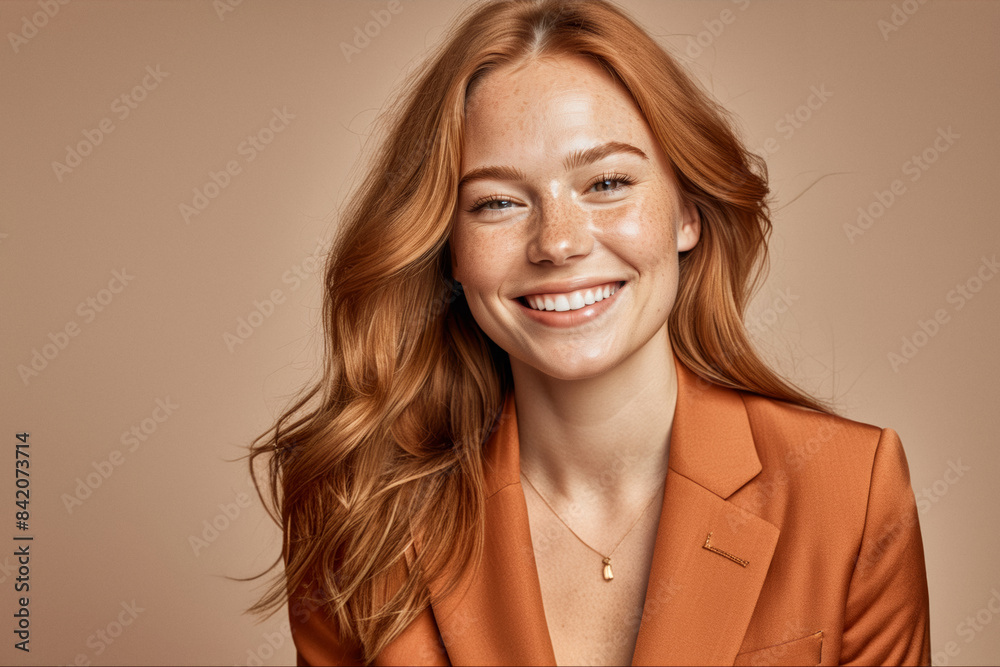 A portrait headshot photo of a beautiful young woman A portrait headshot photo of a beautiful young woman