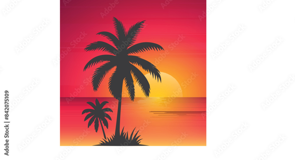 Obraz premium tree on the beach