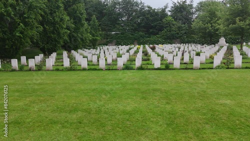 Stonefall Cemetery Harrogate. Commonwealth War Graves and War Memorial photo