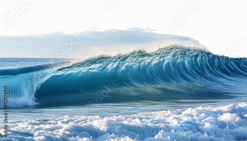 soft sea wave isolated on background png file for your design photo
