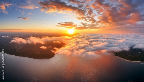 sunset from above © Victor
