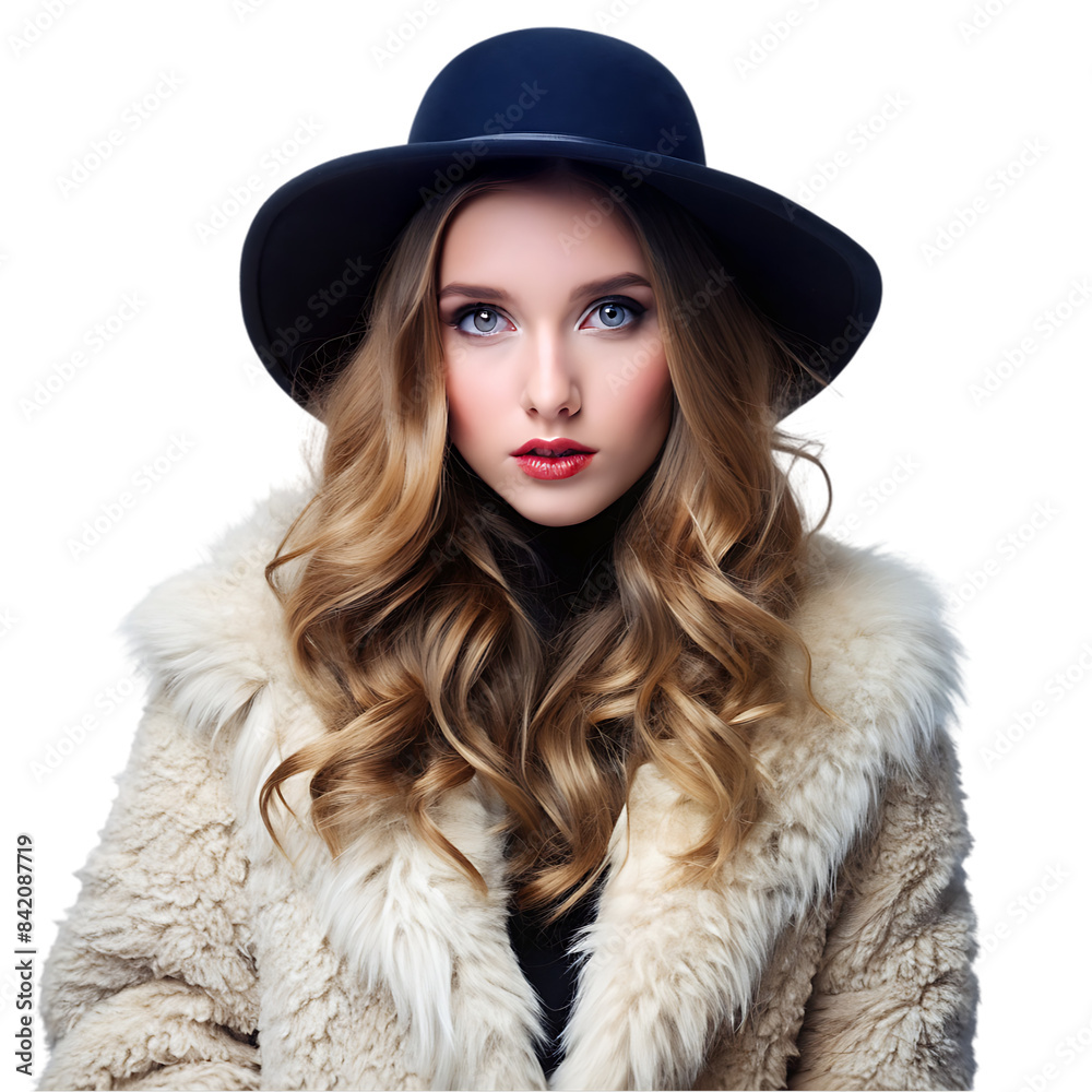 summer fashion portrait of elegant woman with perfect wavy hair in stylish elegant summer fashion portrait of elegant woman with perfect wavy hair in stylish elegant