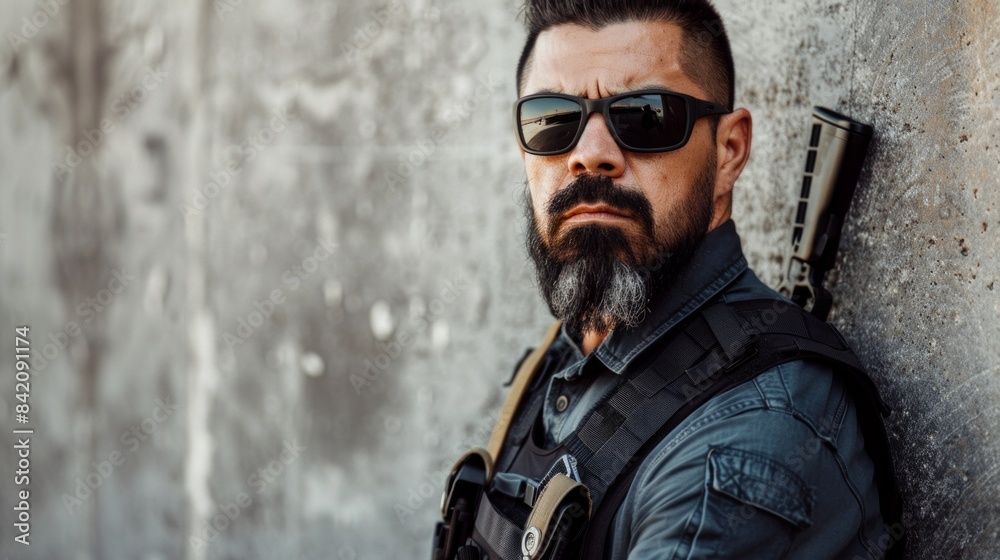 soldier of fortune Outdoor Portrait, private military contractor soldier of fortune Outdoor Portrait, private military contractor