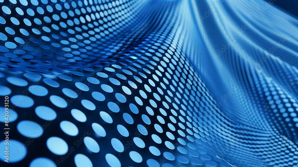 Abstract Blue Polka Dot Pattern Background Abstract Blue Polka Dot Pattern Background