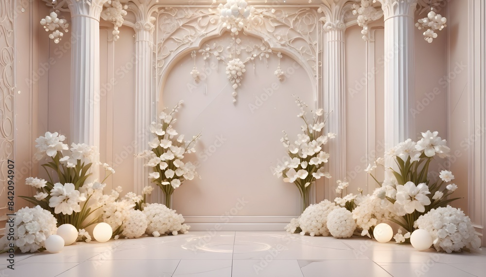 3d digital decorative background 3d digital decorative background