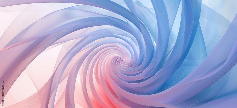 Hypnotic Spiral Tunnel with Translucent Bands. Hypnotic Spiral Tunnel with Translucent Bands.