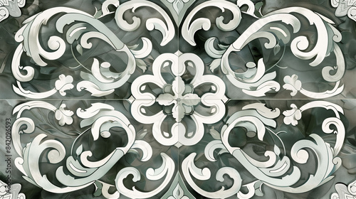 Elegant Tile Pattern Collection with Floral and Geometric Designs