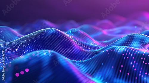 Perspective High-tech speed circuit data technology background. Abstract 3D futuristic circuit lines movement motion for advertising and game artwork. Digital innovation tech. Sci fi Vector EPS10.