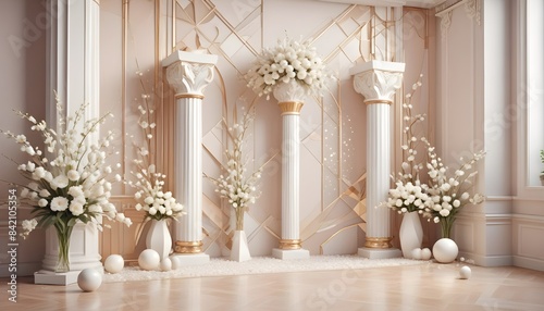 3d decorative background wallpaper