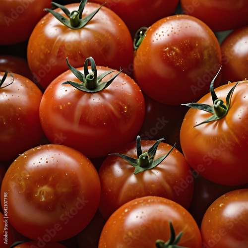 Close up of a tomato full hd high quality Ai Generated by Rizwanofficial