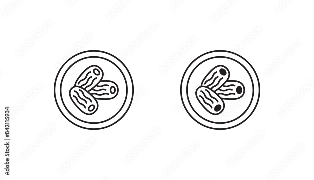 Dates icon design with white background stock illustration Dates icon design with white background stock illustration