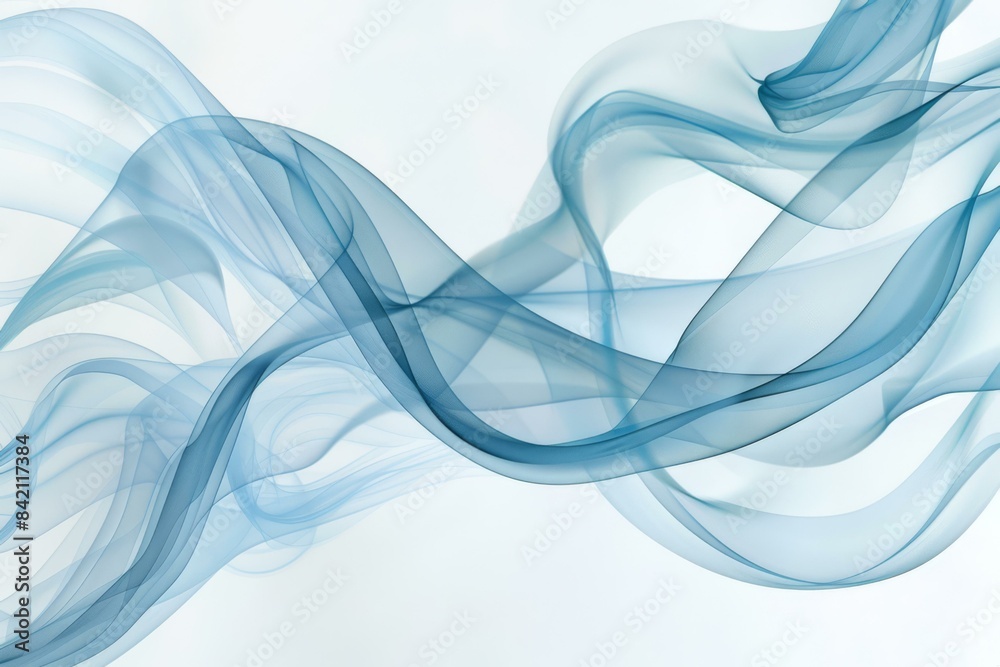 Abstract Blue Smoke Waves, Modern Tech & Business Professional Background Design Abstract Blue Smoke Waves, Modern Tech & Business Professional Background Design