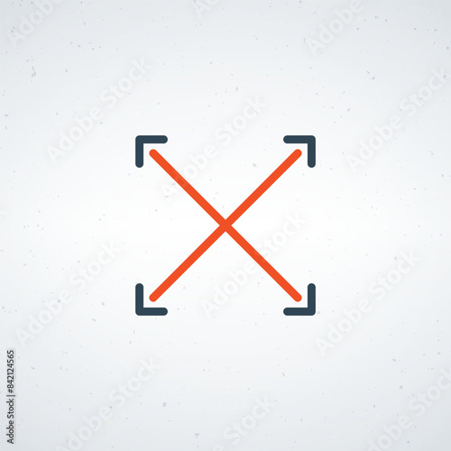 Focus icon, cross hair aim,...