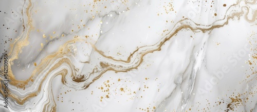 Panel kuchenny z motywem Luxury white gold marble texture background design.