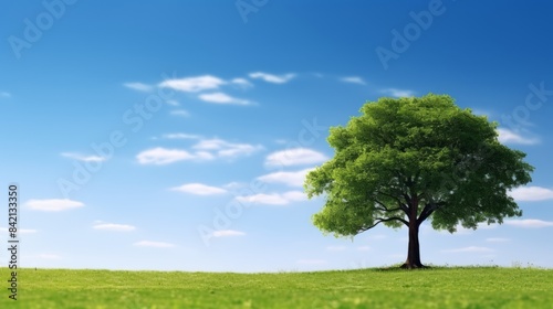 Solitary Tree in Meadow
