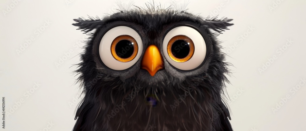Owl face icon. Close-up Funny Portrait of owl. Owl face icon. Close-up Funny Portrait of owl.