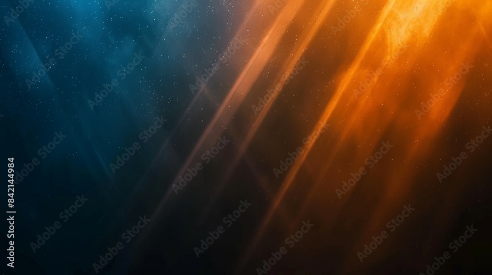 A blue and orange background with a lot of stars A blue and orange background with a lot of stars