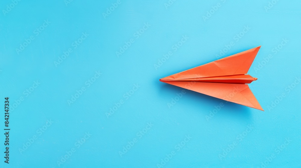National paper airplane day concept with copy space area for text National paper airplane day concept with copy space area for text