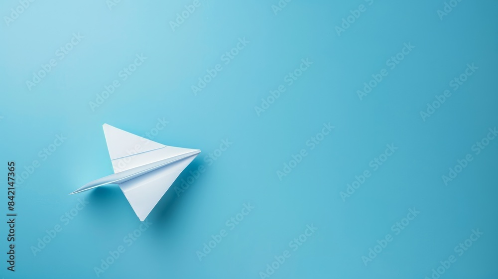 National paper airplane day concept with copy space area for text National paper airplane day concept with copy space area for text