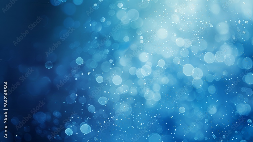 A blue background with many small blue circles A blue background with many small blue circles