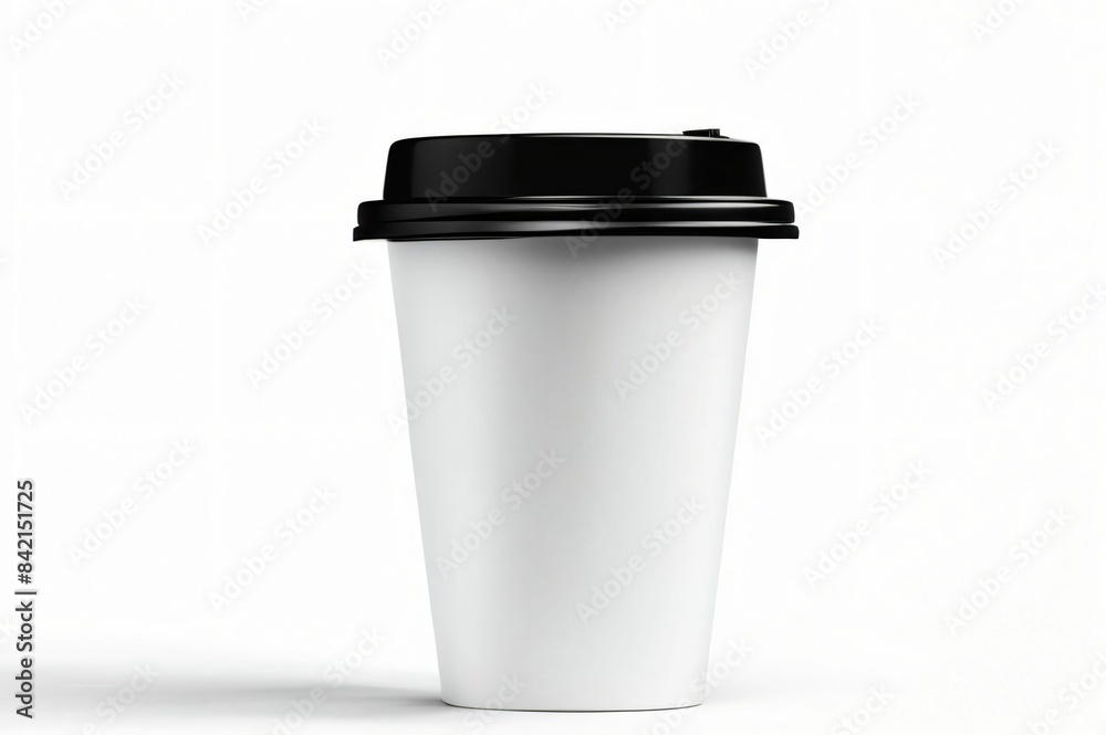 Mockup of take away paper coffee cup white with space for test white background. Product shot of a blank coffee cup, disposable coffee cup on a desk, beverage branding. Marketing mockup Mockup of take away paper coffee cup white with space for test white background. Product shot of a blank coffee cup, disposable coffee cup on a desk, beverage branding. Marketing mockup