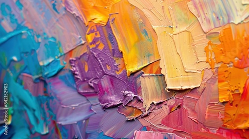Colorful Canvas Creations: Modern Art in Detail