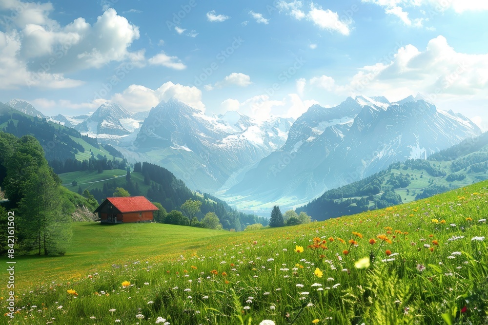 Fototapeta premium background Ukraine, realistic,hd,copy space with generative ai