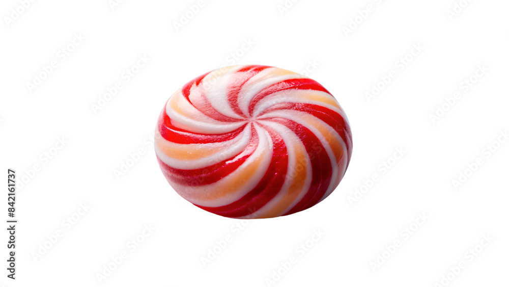 A bright, colorful lollipop pop against a clean white background A bright, colorful lollipop pop against a clean white background