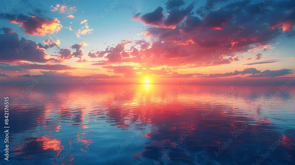 Majestic Sunrise Sunset Panorama Serenity Majestic Sunrise Sunset Panorama Serenity