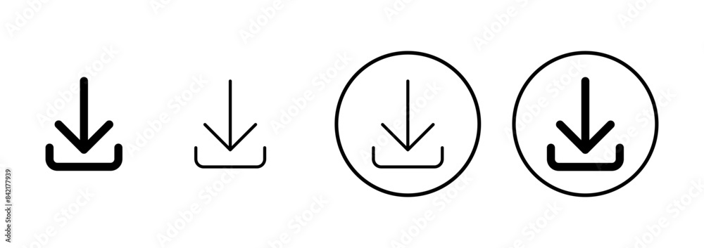 Download icon vector isolated on white background. Downloading vector icon Download icon vector isolated on white background. Downloading vector icon