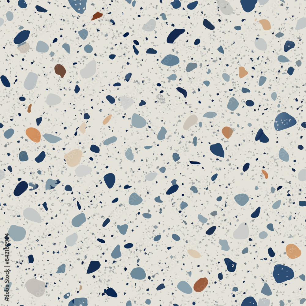 Terrazzo flooring vector seamless pattern. Italian terrazzo mosaic texture. Terrazzo seamless print tile. Concrete, granite, cement terrazo template. Terrazzo Floor material. Particles pebble, glass. Terrazzo flooring vector seamless pattern. Italian terrazzo mosaic texture. Terrazzo seamless print tile. Concrete, granite, cement terrazo template. Terrazzo Floor material. Particles pebble, glass.