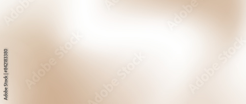 Smooth beige wave gradient background. Soft silk liquid wallpaper. Brown color splash texture for banner, flyer, presentation, graphic design, leaflet. Abstract blur wavy backdrop cover. Vector