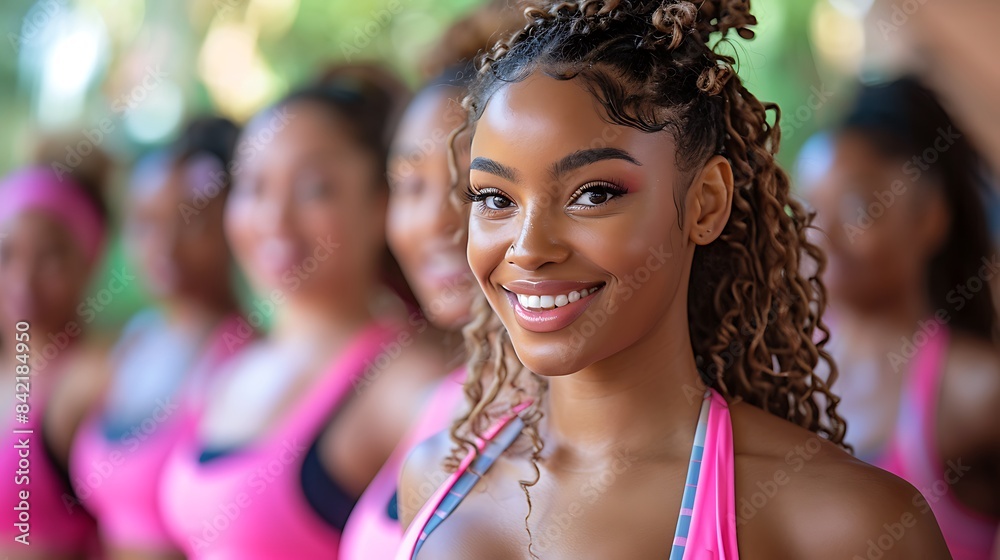 Women's Day fitness event promoting health empowerment for women
