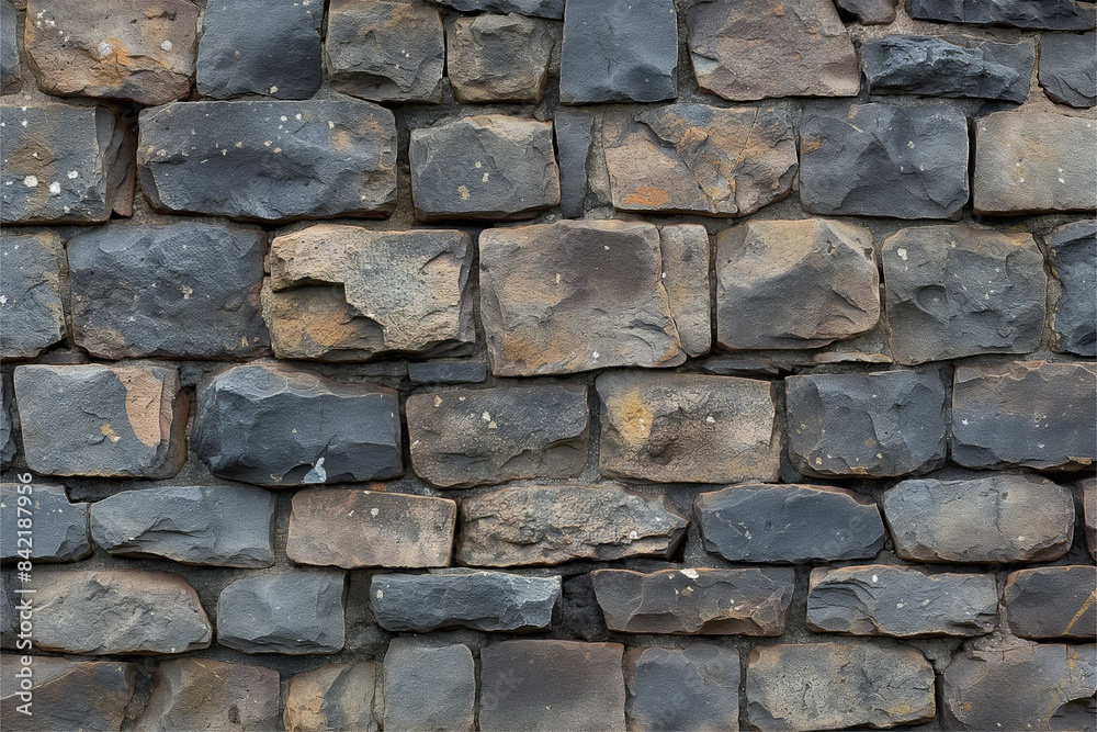 Close-Up of 18th Century Castle Stone Wall Close-Up of 18th Century Castle Stone Wall