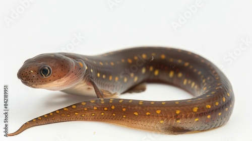 Garden Eel full body clearly photo on white background ,  photo