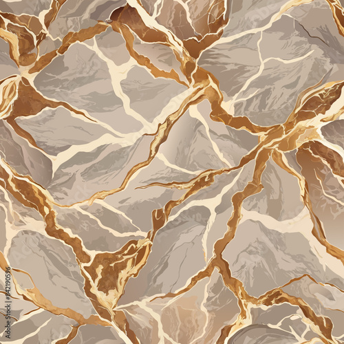 Marble texture seamless pattern. Marble background luxury. Marble stone flooring material. Stone surface polished elegant pattern Natural rich smooth surface Gold veins cracks decorative material